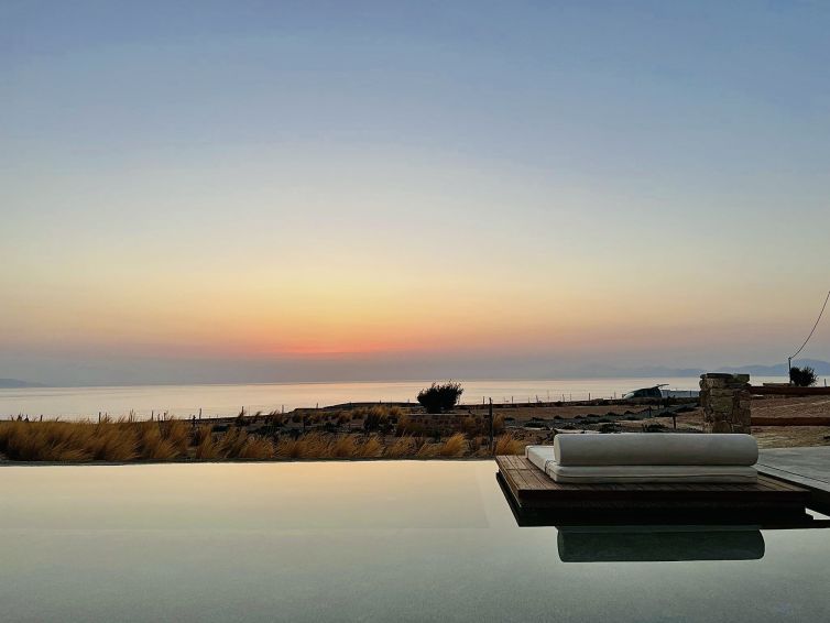 Pori sunrise from our infinity pool